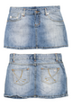 #076 Dolihouse Mini Skirt Blue | c. 204 | Size 8