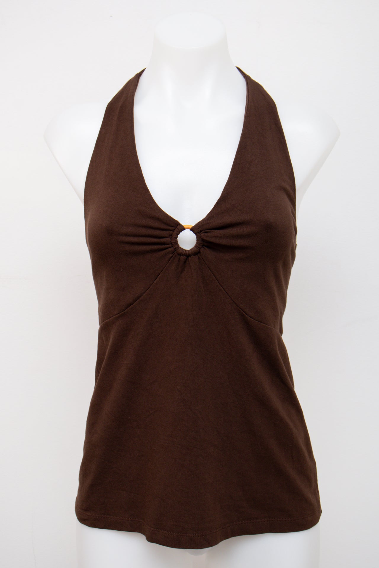 #014 Jones New York Sport Halter Top Brown | c. 202 | Size 10/12