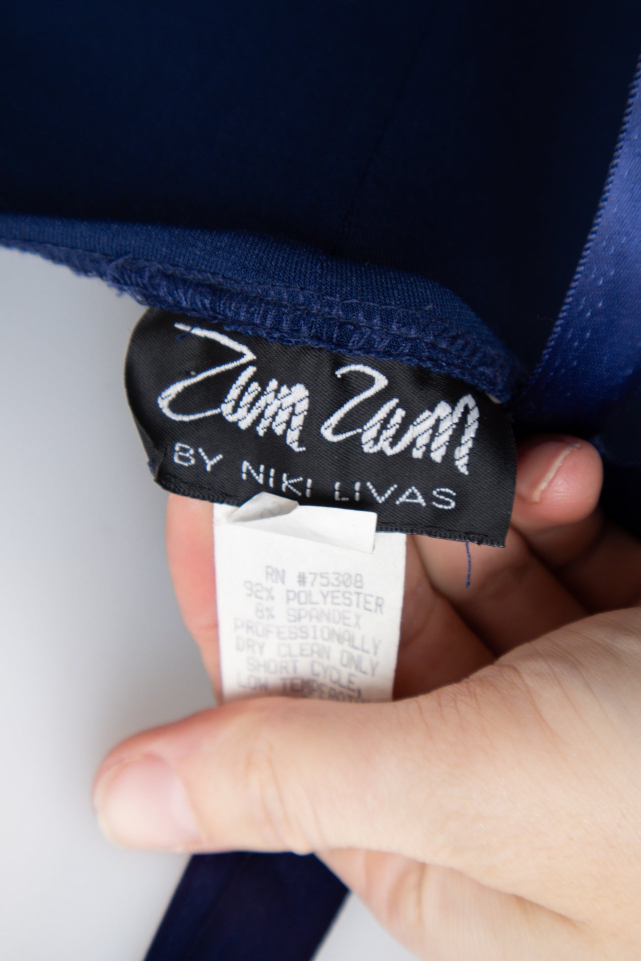 #128 Zam Zam Camisole Top Navy | c. 195 | Size 6