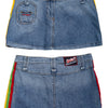 #127 Artigli Mini Skirt Blue | c. 196 | Size 12