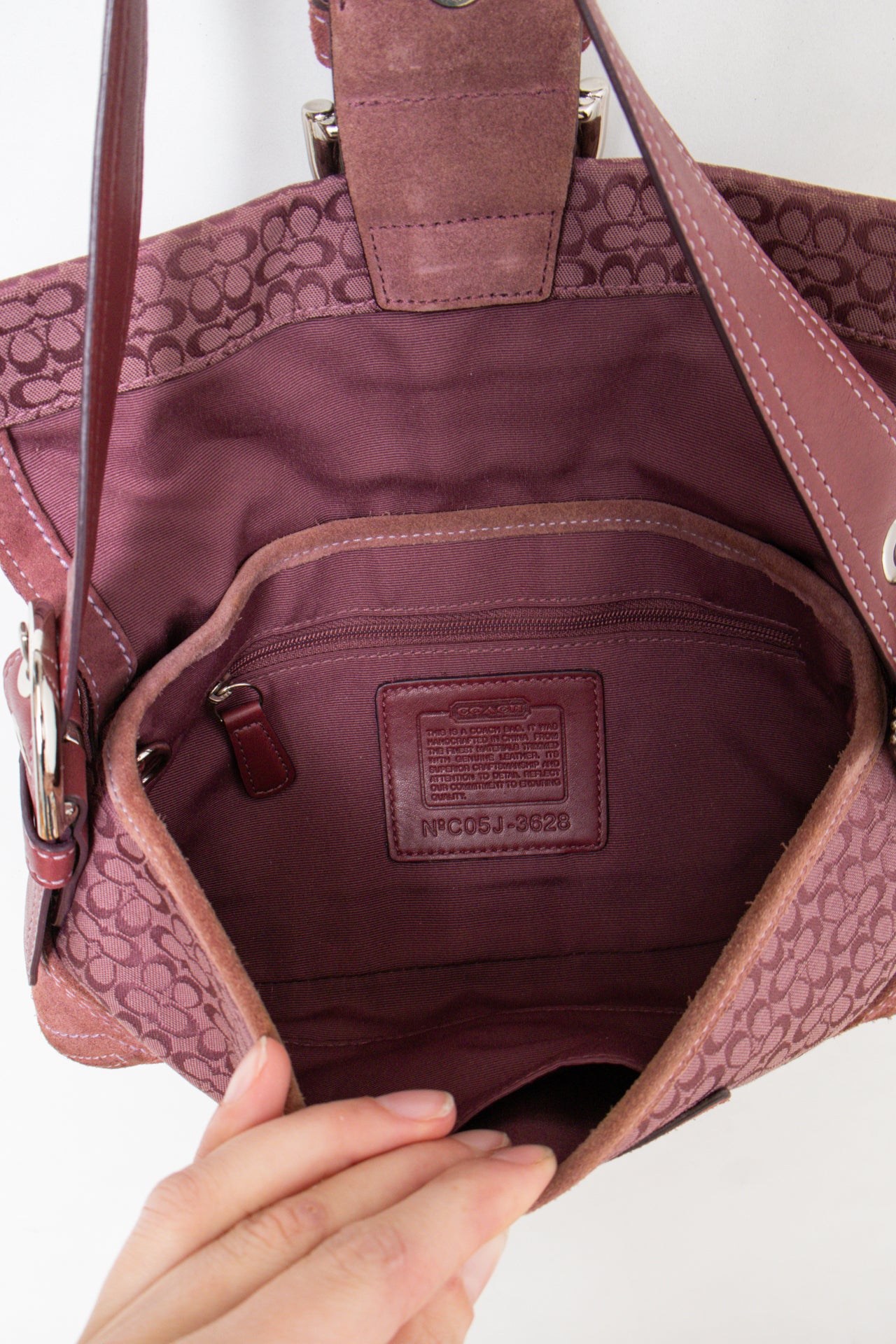 #193 Coach Shoulder Bag Brown | c. 189 | Size