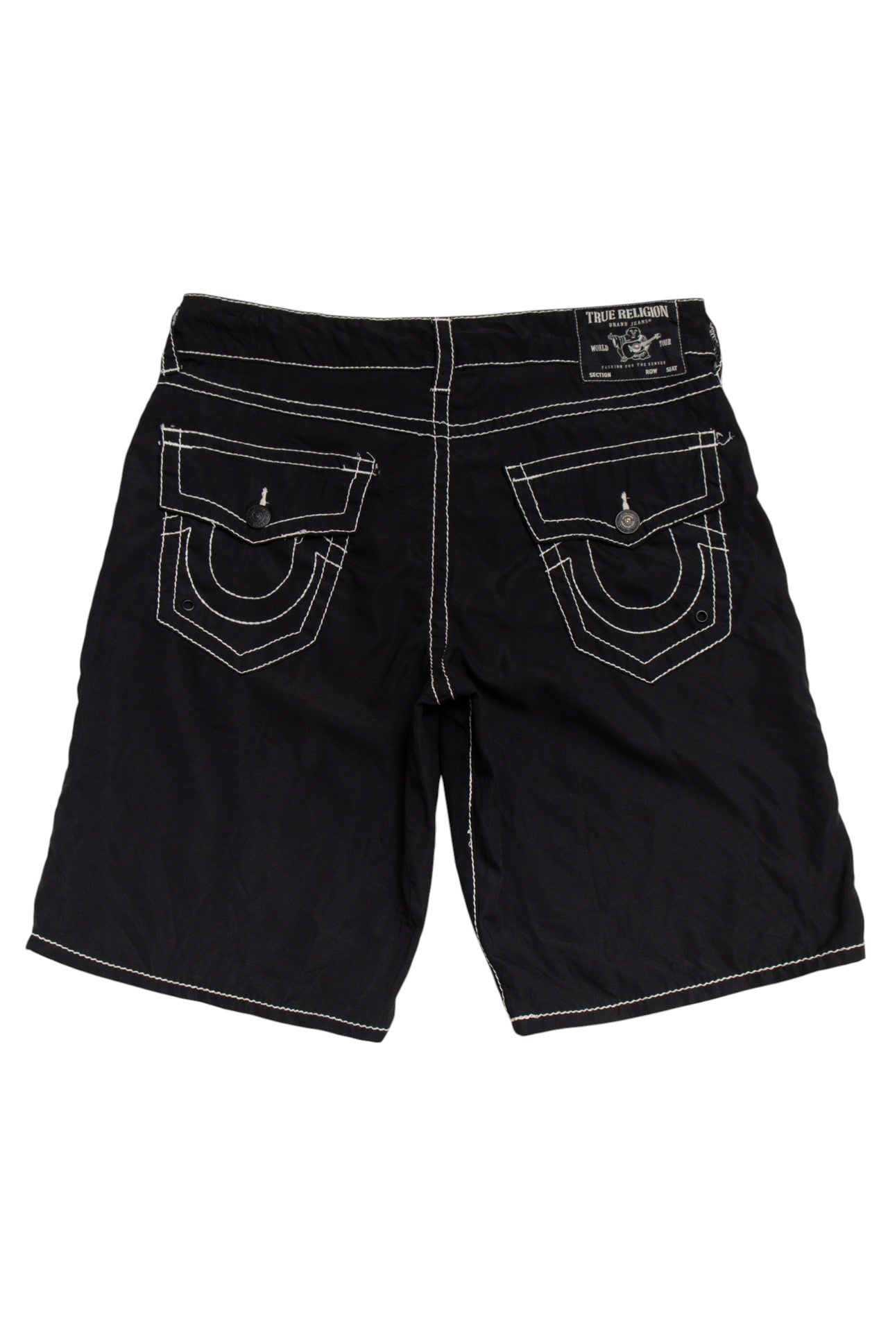 #60 True Religion Shorts Black | c. 186 | Size 12