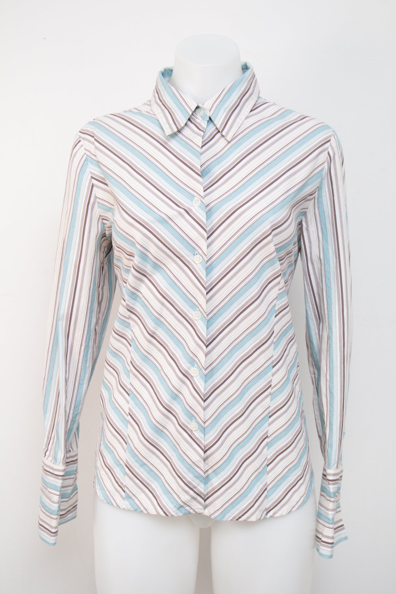 #031 Worthington T-shirt Blue | c. | Size 10/12