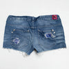 #132 Pink Shorts Blue | c. 189 | Size 8