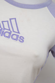 #047 Adidas Baby Tee White | c. 211 | Size 10