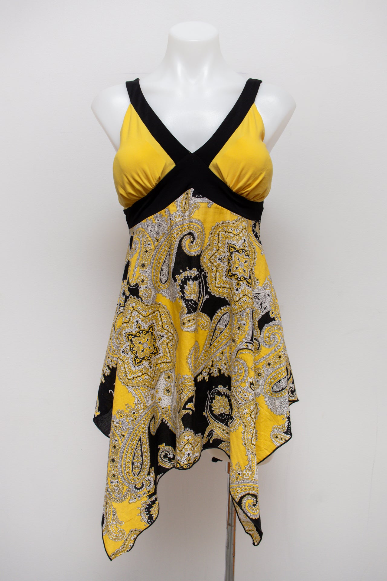 #198 Cato Mini Dress Yellow | c. 189 | Size 8