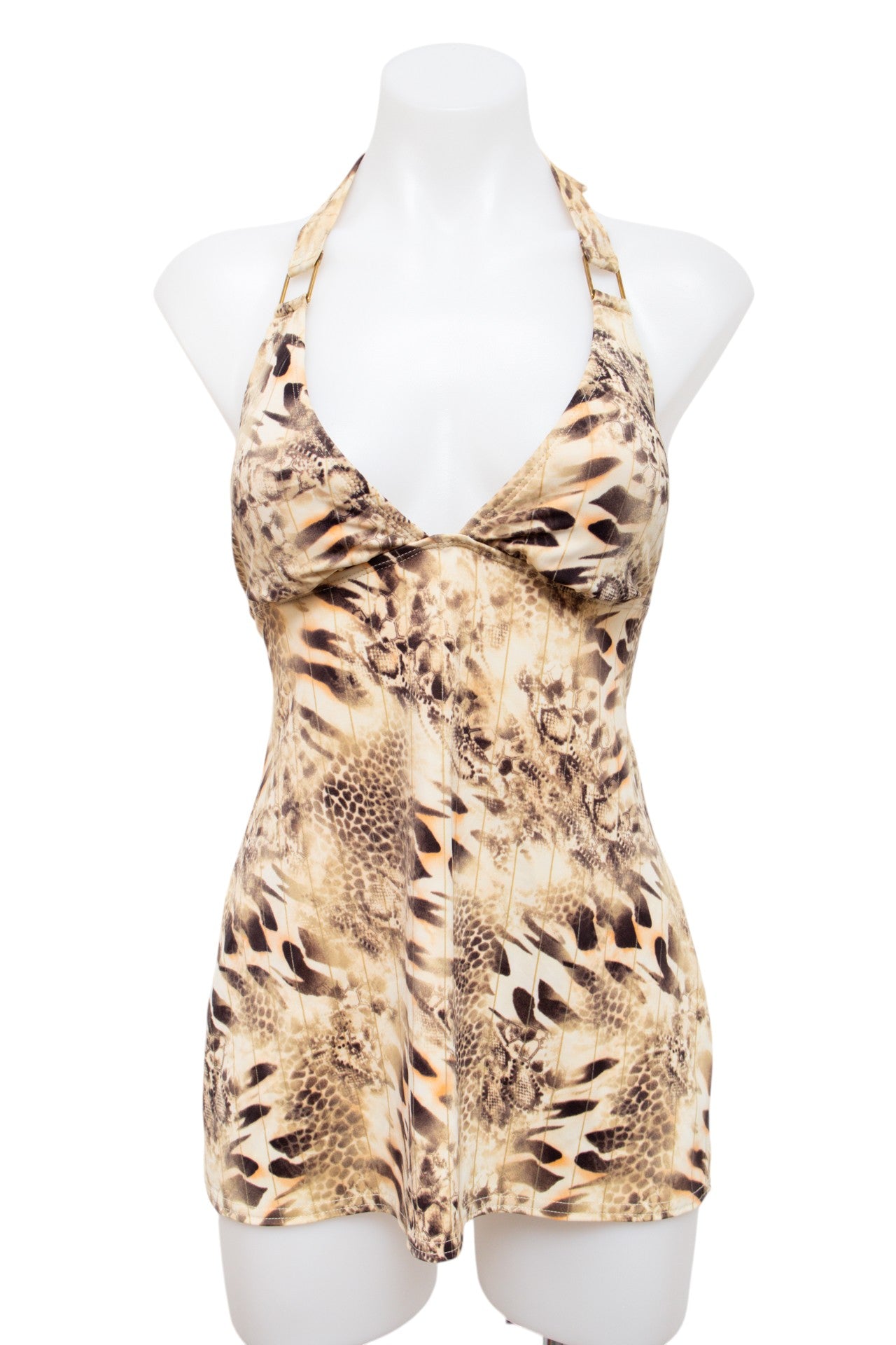 #11 Mixit Halter Top Brown | c. 196 | Size 8