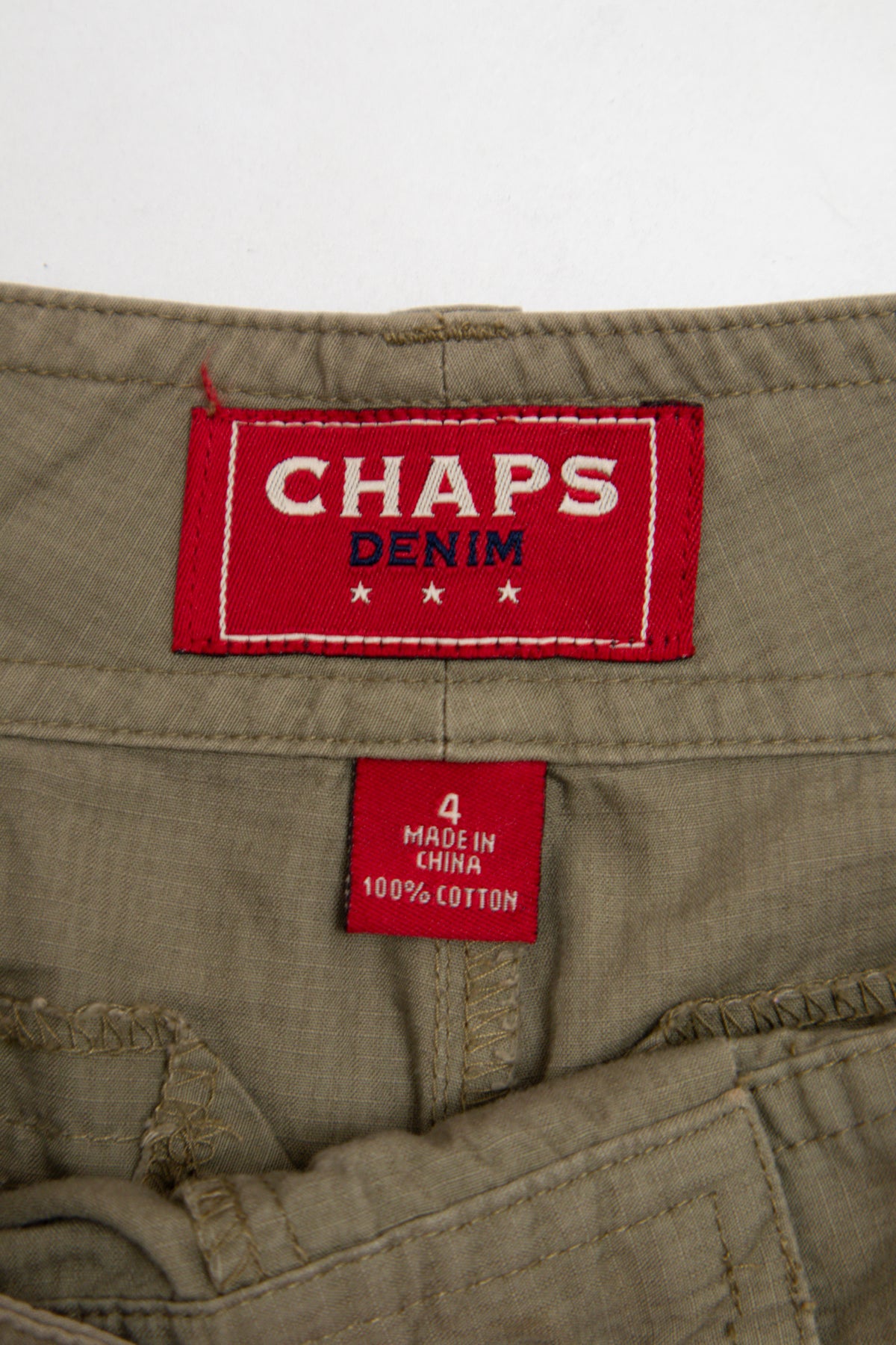 #099 Chaps Denim Capris Beige | c. 209 | Size 8