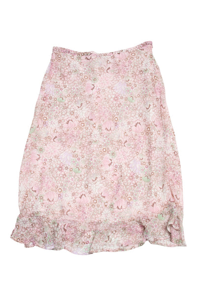 #152 Jaclyn Smith Long Skirt Pink | c. 208 | Size 8