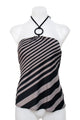 #105 DKNY Swin Halter Top Black | c. 206 | Size 8
