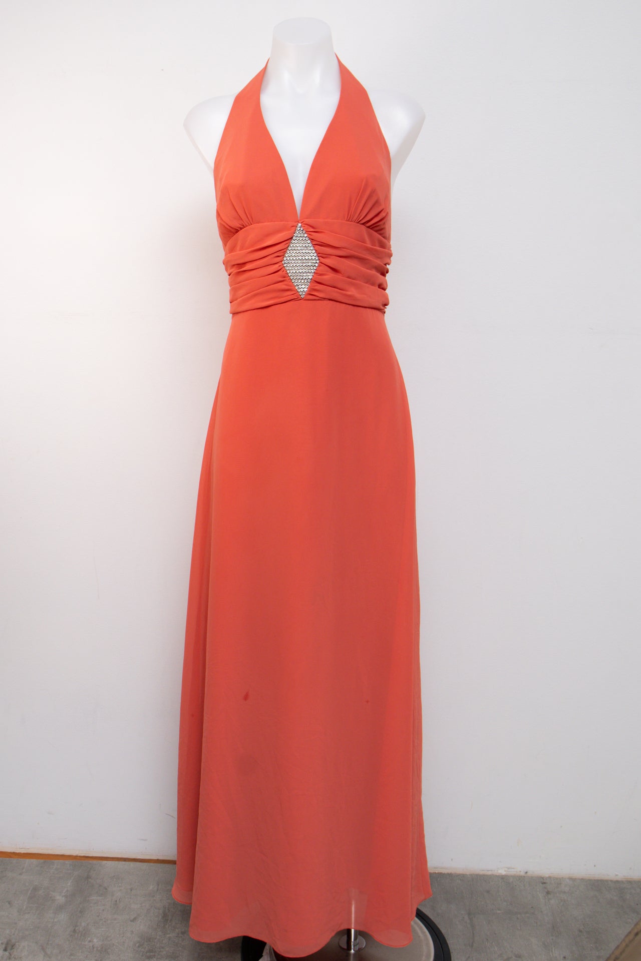 #161 Tri Jay Dress Orange | c. 205 | Size 8
