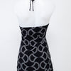 #044 Self Esteem Halter Top Black | c. 207 | Size 8