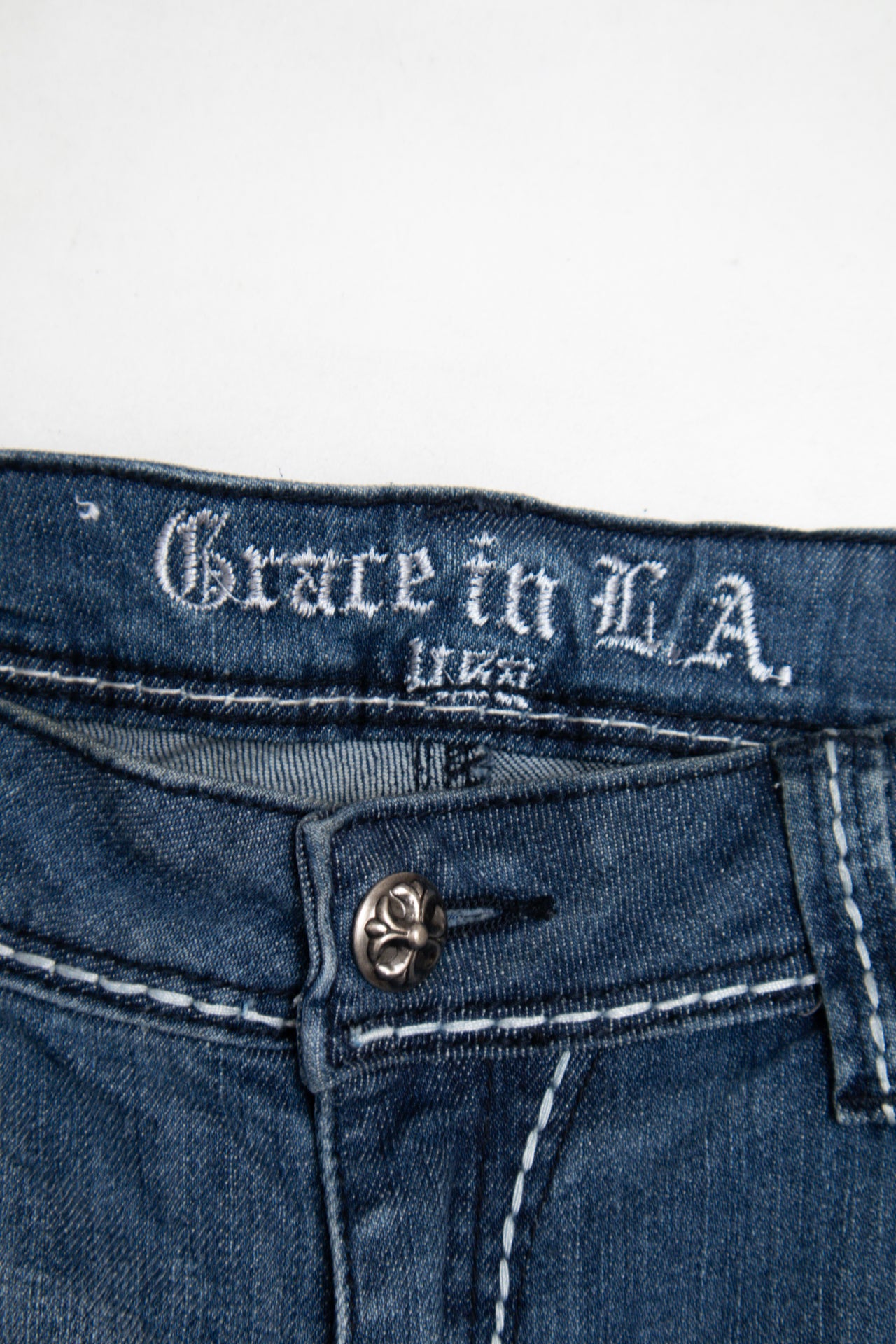 #073 Grace In L.a. Jeans Blue | c. 206 | Size 12