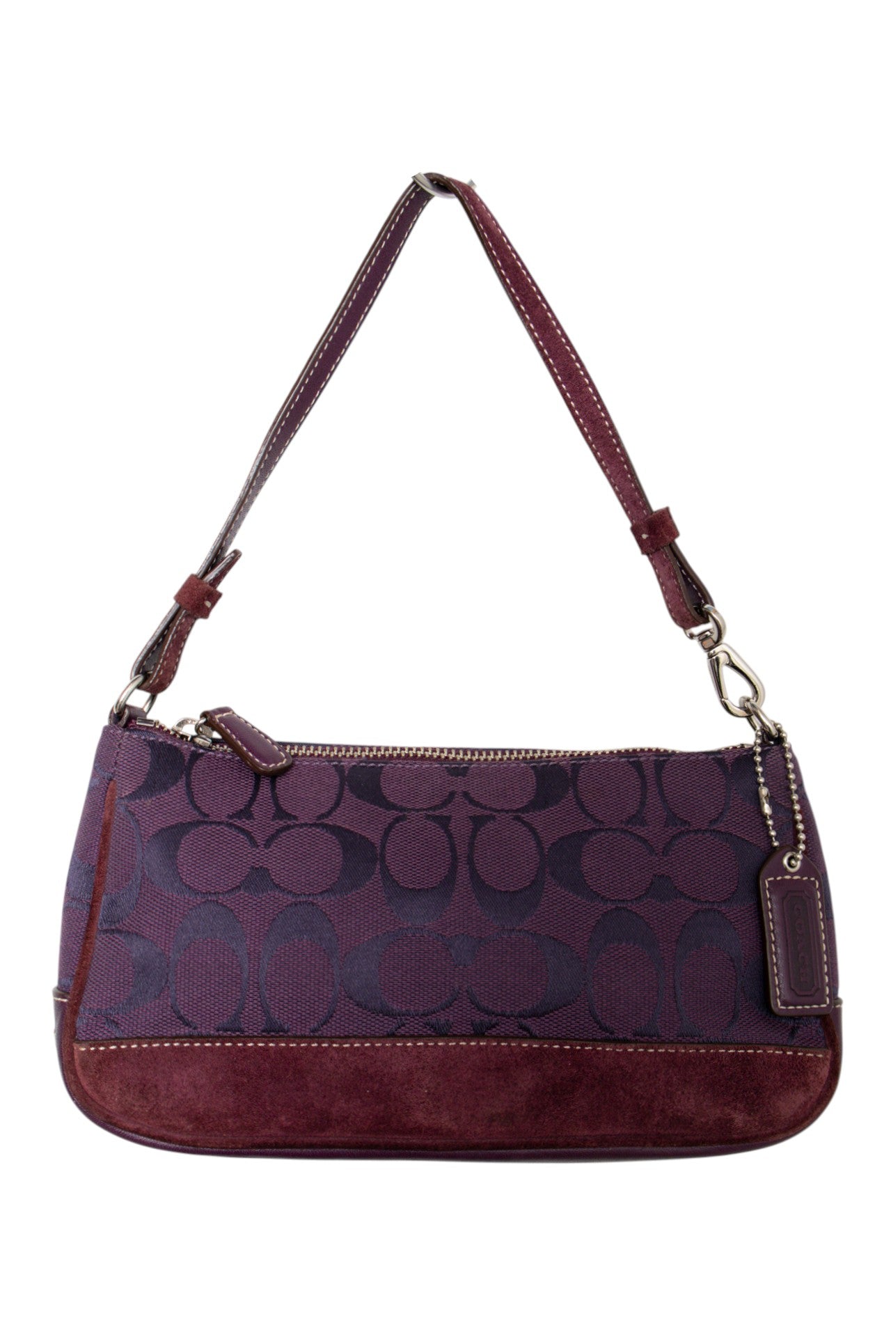 #159 Coach Shoulder Bag Purple | c. 183 | Size