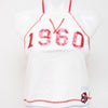 #54 Lonsdale London Halter Top White | c. 196 | Size 8