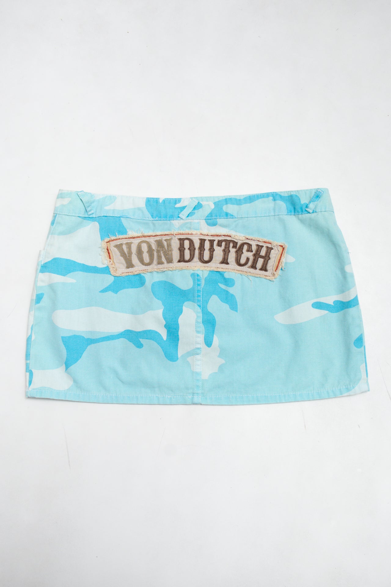 #129 Von Dutch Mini Skirt Blue | c. | Size