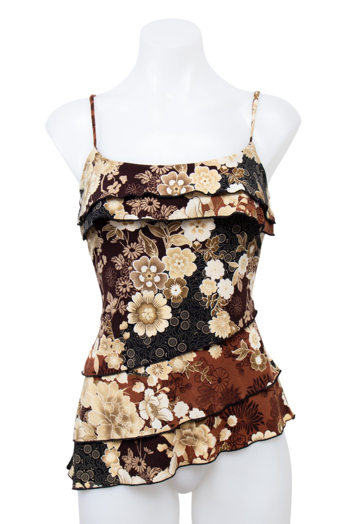 #076 A. Byer Camisole Top Brown | c. 207 | Size 10