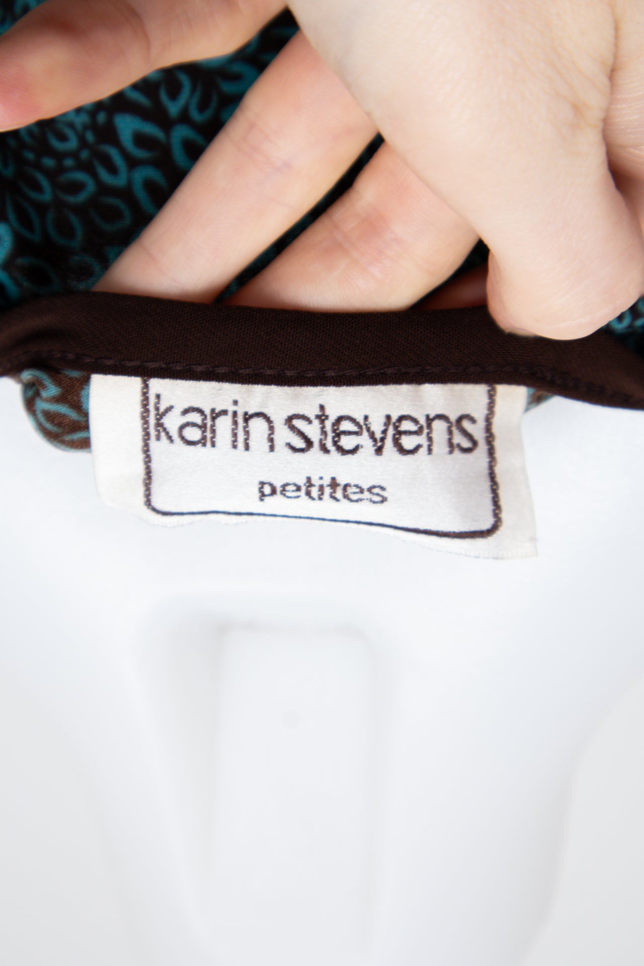 #009 Karin Stevens Petities T-shirt Blue | c. 207 | Size 6