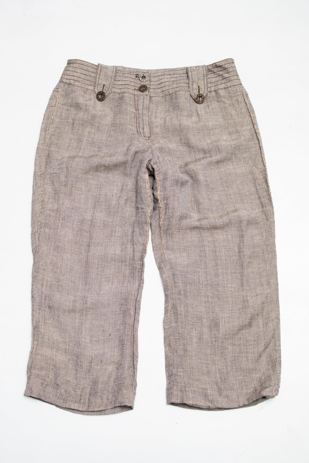 #091 Sharagano Studio Capris Beige | c. 209 | Size 8