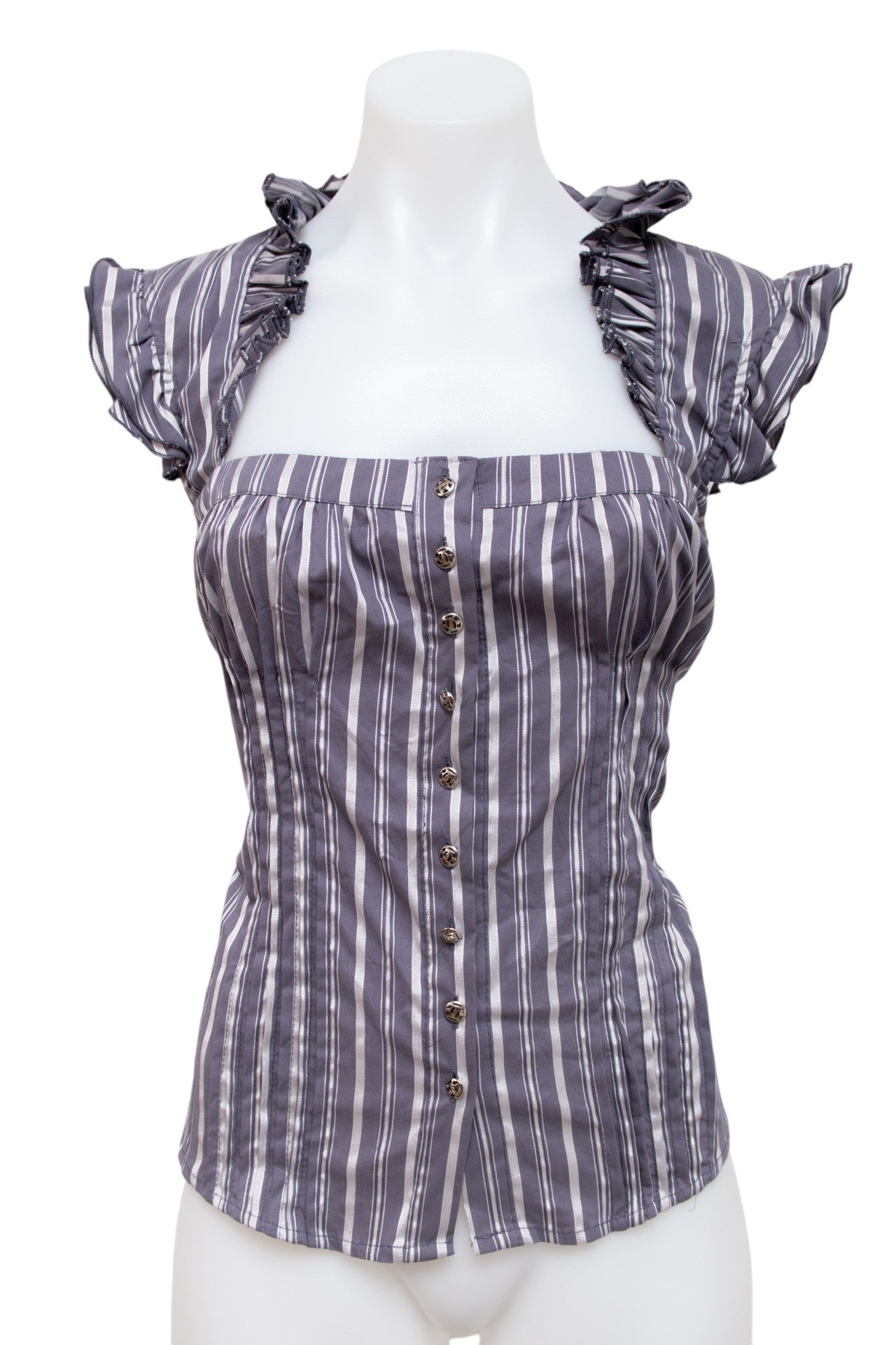 #26 Suzy Suzy Shier Camisole Top Gray | c. 196 | Size 10