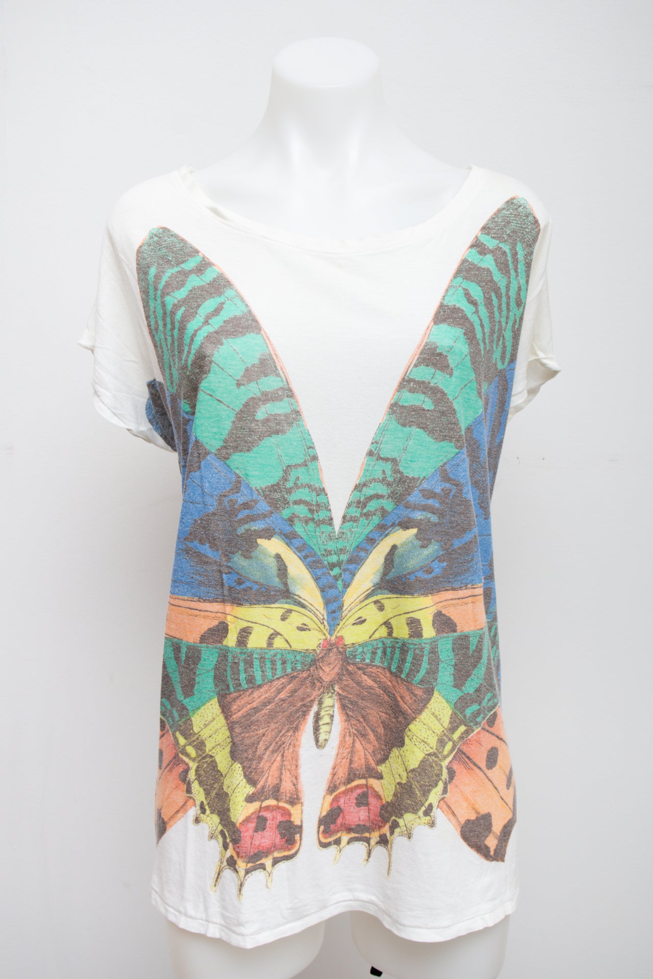#34 Trafaluc T-shirt White | c. 194 | Size 16