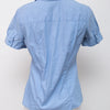 #056 New York & Company Short Sleeve Blue | c. 209 | Size 8