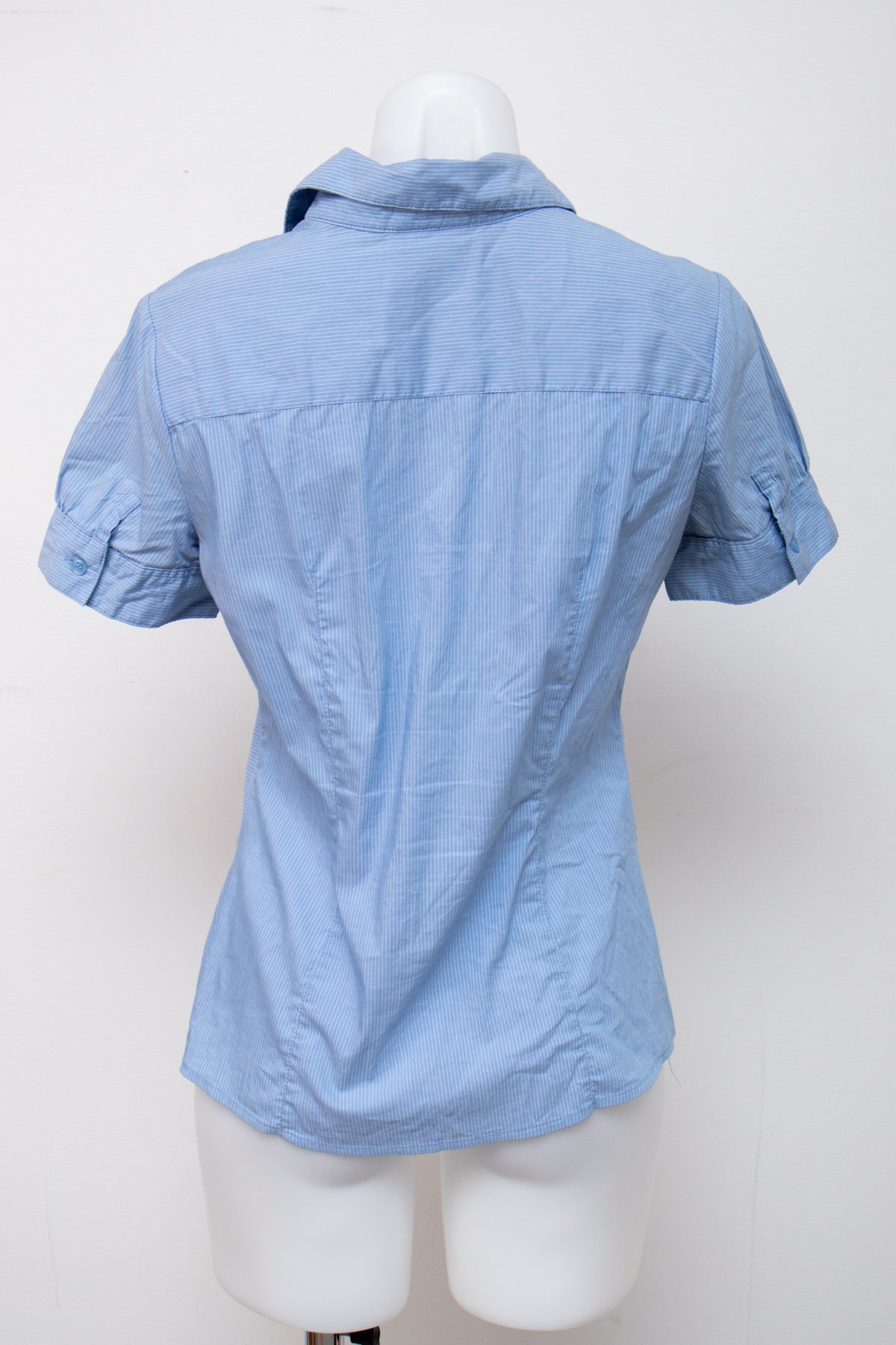 #056 New York & Company Short Sleeve Blue | c. 209 | Size 8