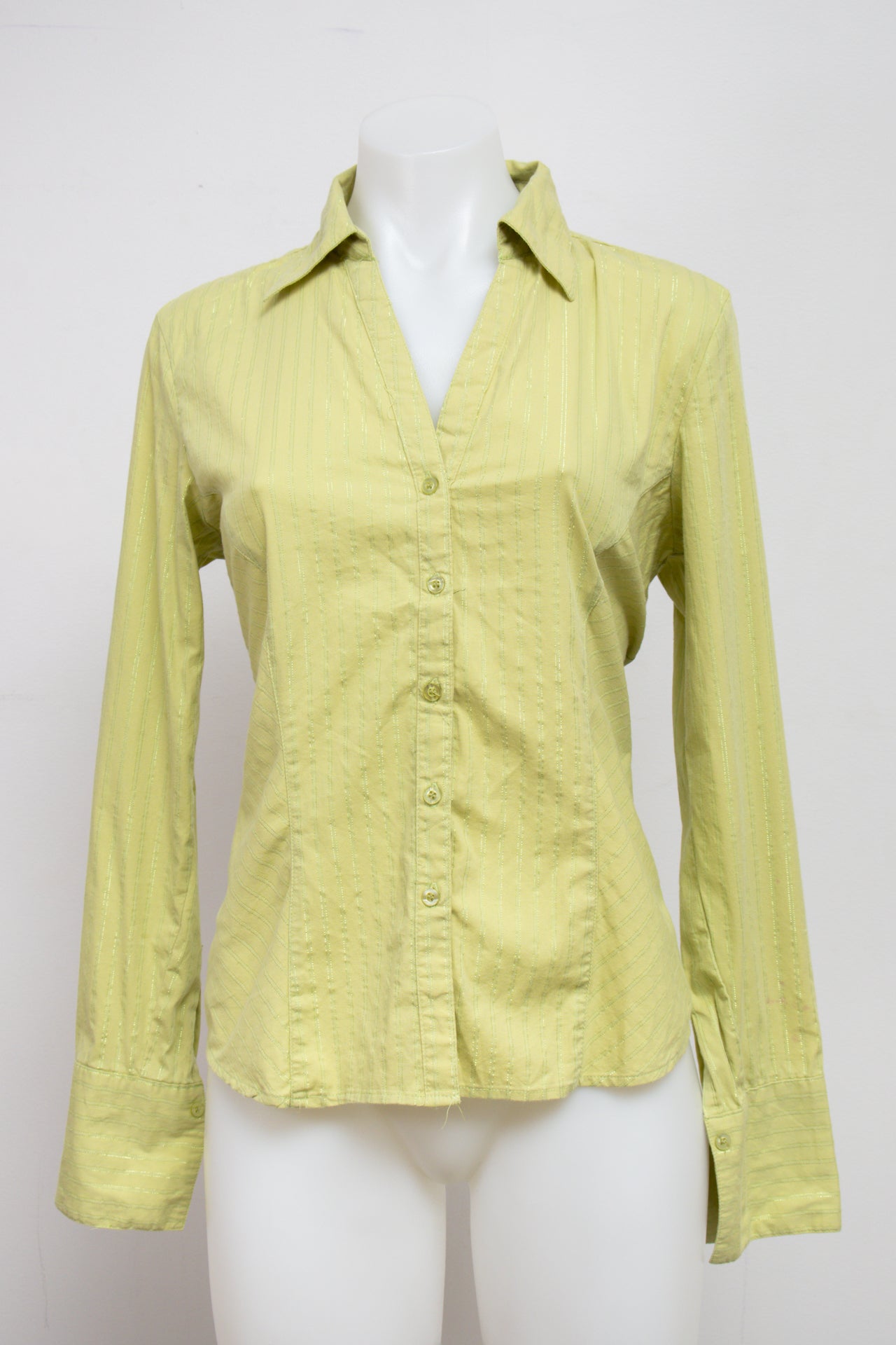 #050 Maurices Long Sleeve Yellow | c. 213 | Size 8
