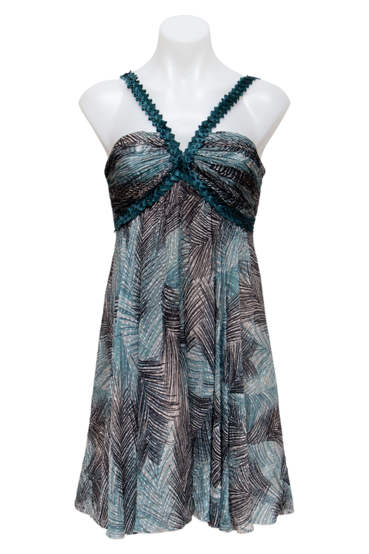 #195 Bcbgmaxazria Mini Dress Blue | c. 189 | Size 8
