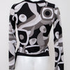 #123 J. Lo Long Sleeve Black | c. 208 | Size 8
