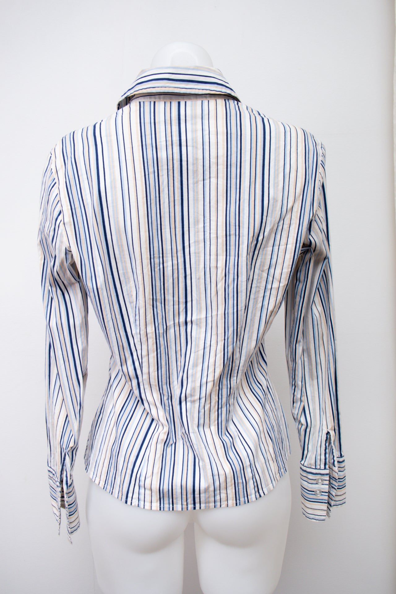 #103 Fred David Stretch Shirt White | c. 198 | Size 8