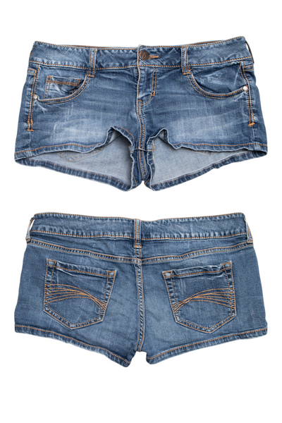 #100 Decree Denim Shorts Blue | c. 201 | Size 8
