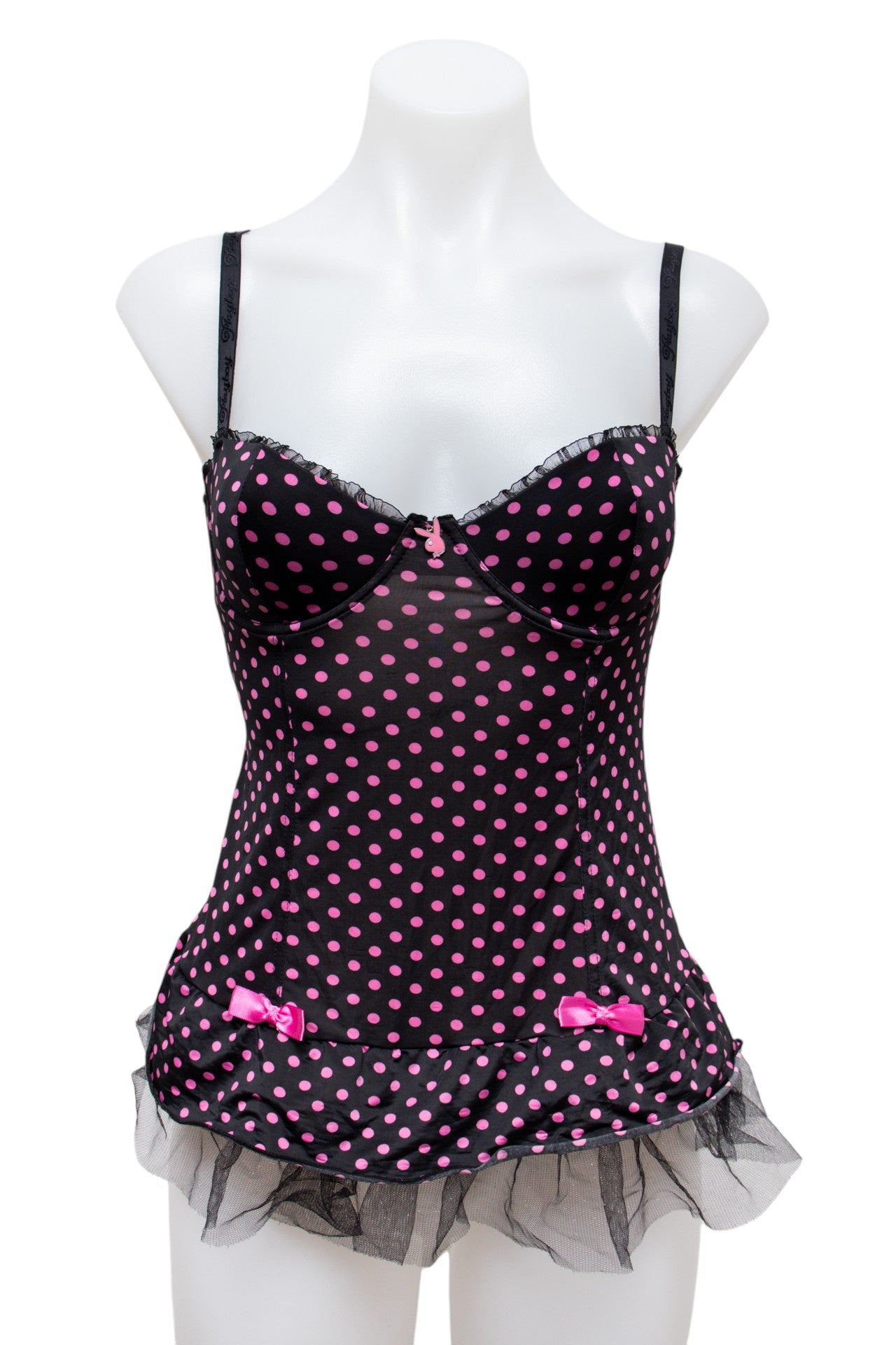#11 Playboy Intimates Camisole Top Black | c. 193 | Size 12D/10