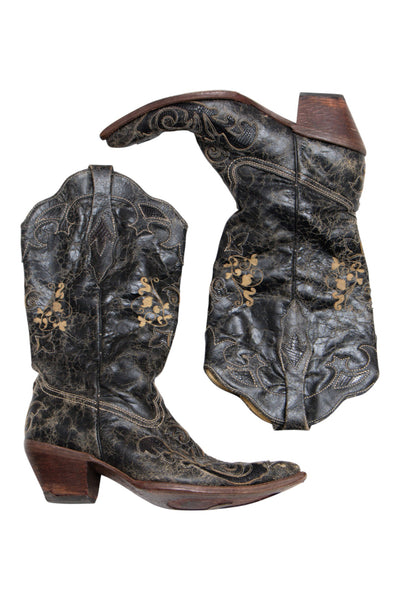 #166 corral vintage None Black | c. 201 | Size 9