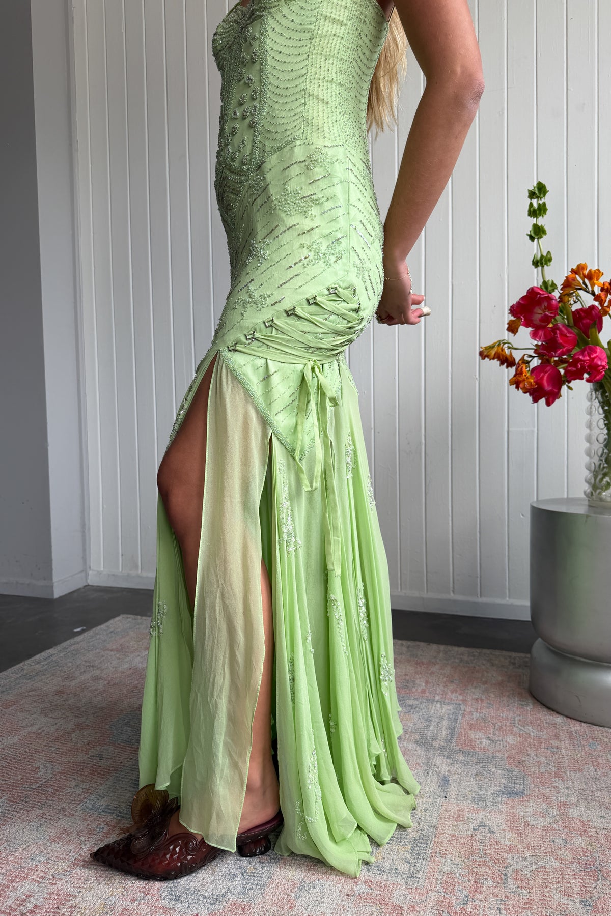 #169 Gown Green | c. 208 | Size 10