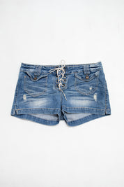 #073 1st Kiss Booty Short Blue | c. 213 | Size 10
