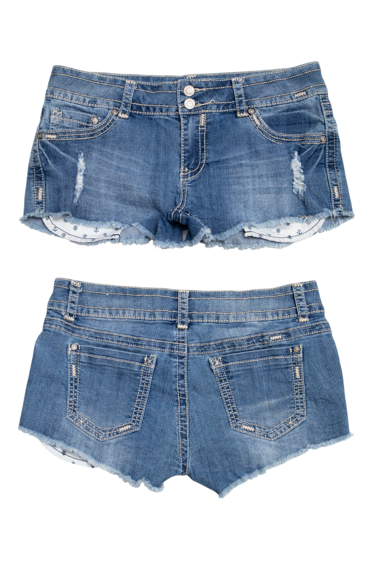 #094 Rue21 Denim Shorts Blue | c. 201 | Size 12