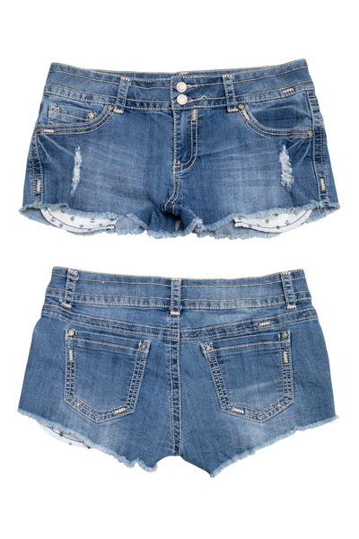 #094 Rue21 Denim Shorts Blue | c. 201 | Size 12