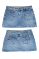 #097 Levi's Mini Skirt Blue | c. 204 | Size 8