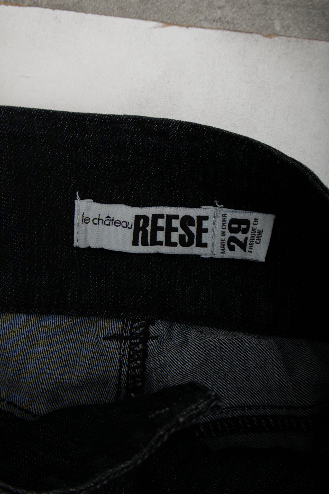 #163 Le Château Reese Jeans Black | c. 178 | Size 8