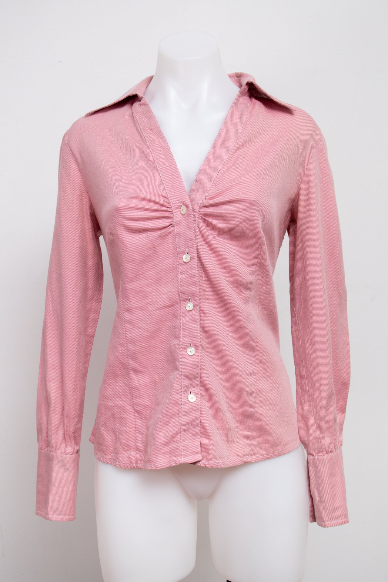 #056 Ann Taylor Loft Long Sleeve Pink | c. 213 | Size 6