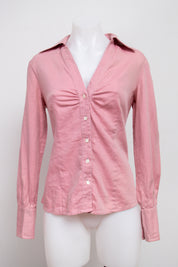#056 Ann Taylor Loft Long Sleeve Pink | c. 213 | Size 6