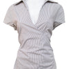 #062 New York & Company T-shirt White | c. | Size 12