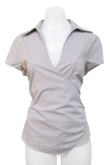 #062 New York & Company Button-Up White | c. 205 | Size 12