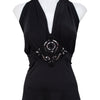 #041 Georgiou Studio Halter Top Black | c. 199 | Size 10