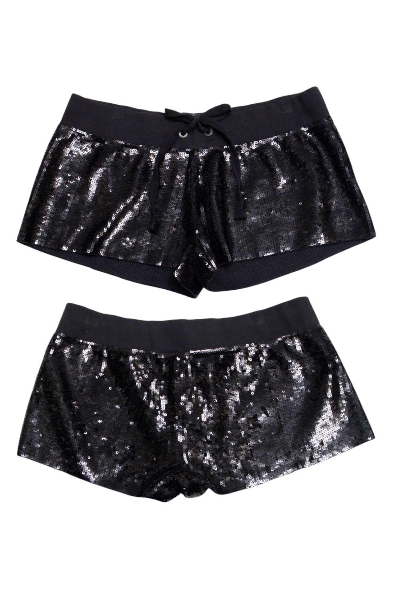 #144 Pink Victoria's Secret Booty Short Black | c. 210 | Size 8