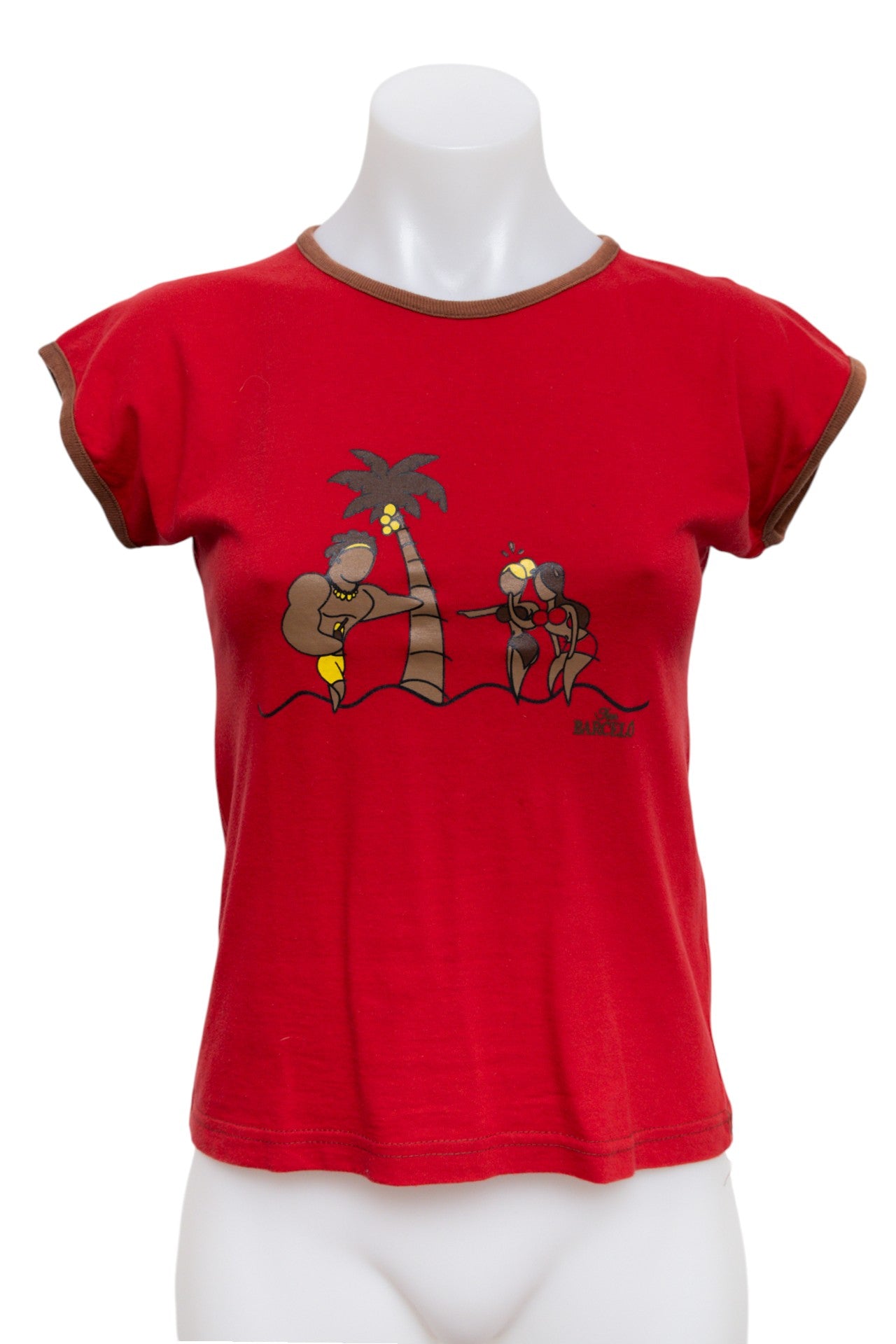 #82 Barceló T-shirt Red | c. 193 | Size 12