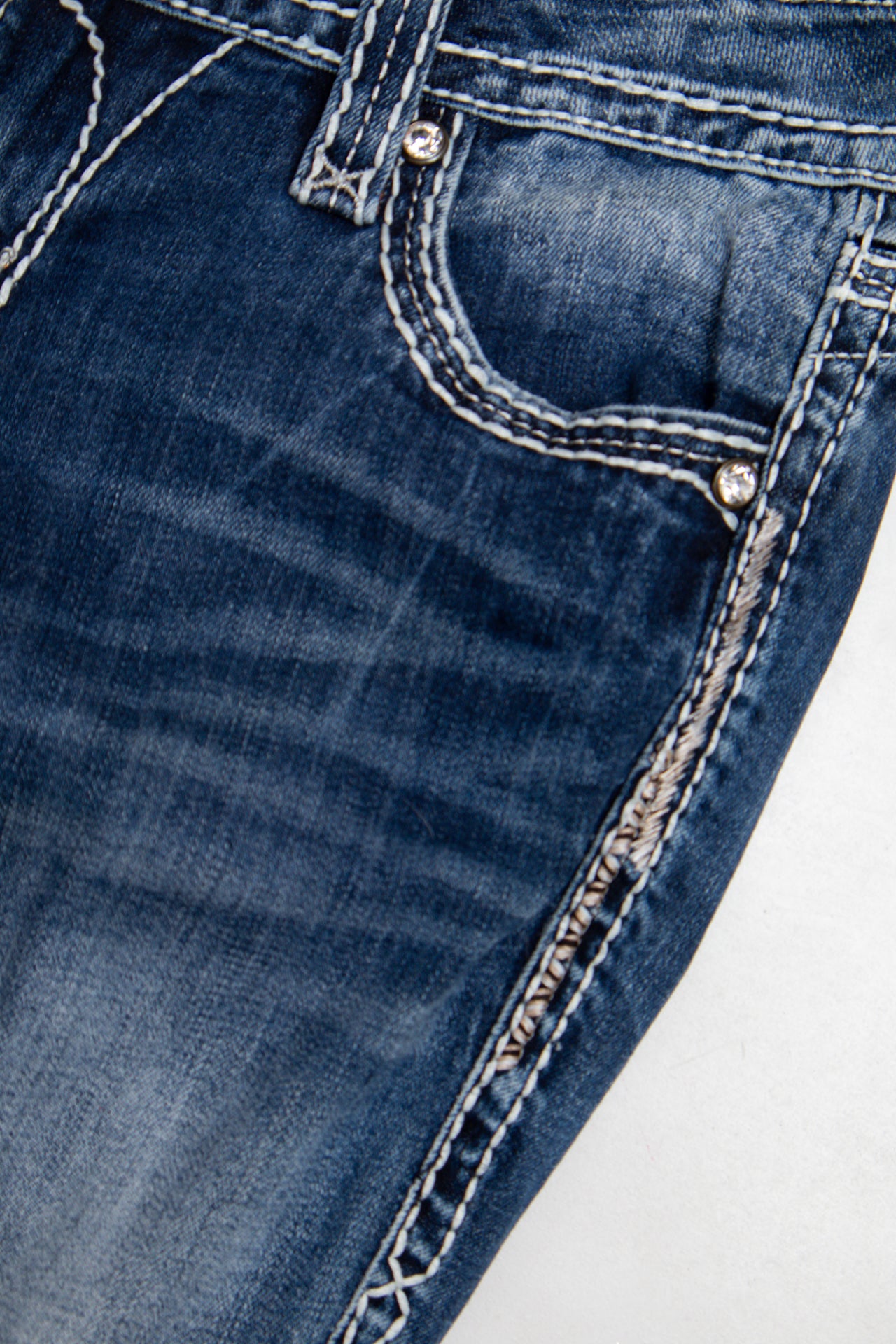 #012 Rock Revival Jeans Blue | c. 206 | Size 8