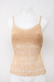 #28 Le Chat'eau Camisole Top Beige | c. 198 | Size 8