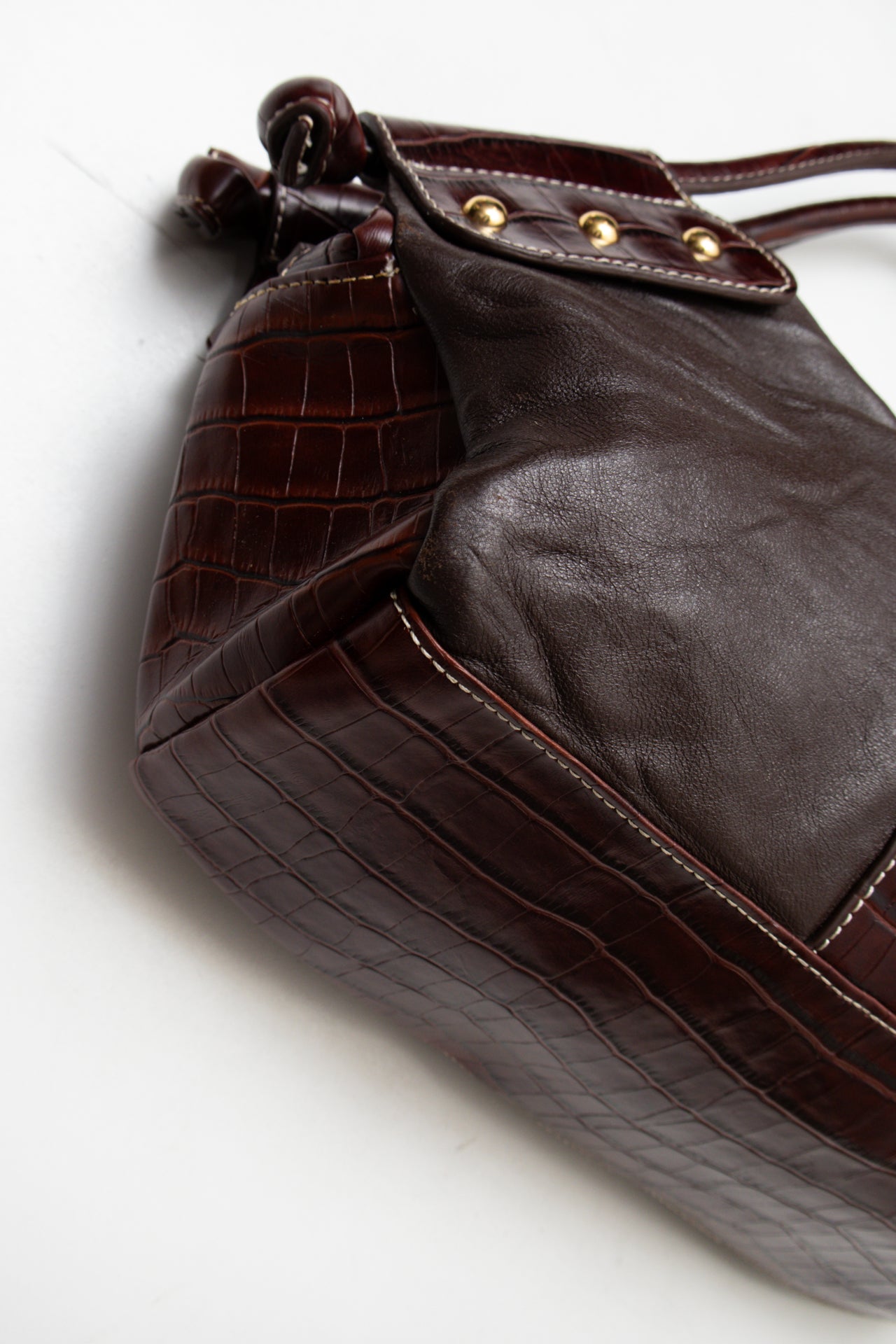 #200 Shoulder Bag Brown | c. 196 | Size